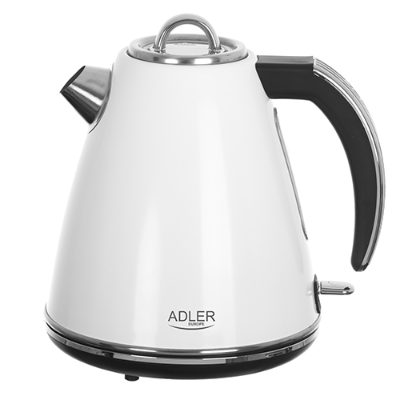 Kettle, AD 1343, Electric, 2200 W, 1.5 L, Stainless steel, 360° rotational base, White