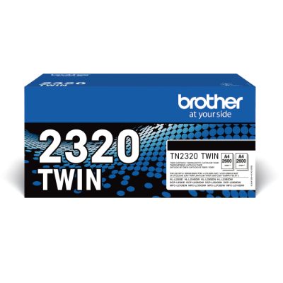 Brother TN2320, TWIN-pack toner, Black
