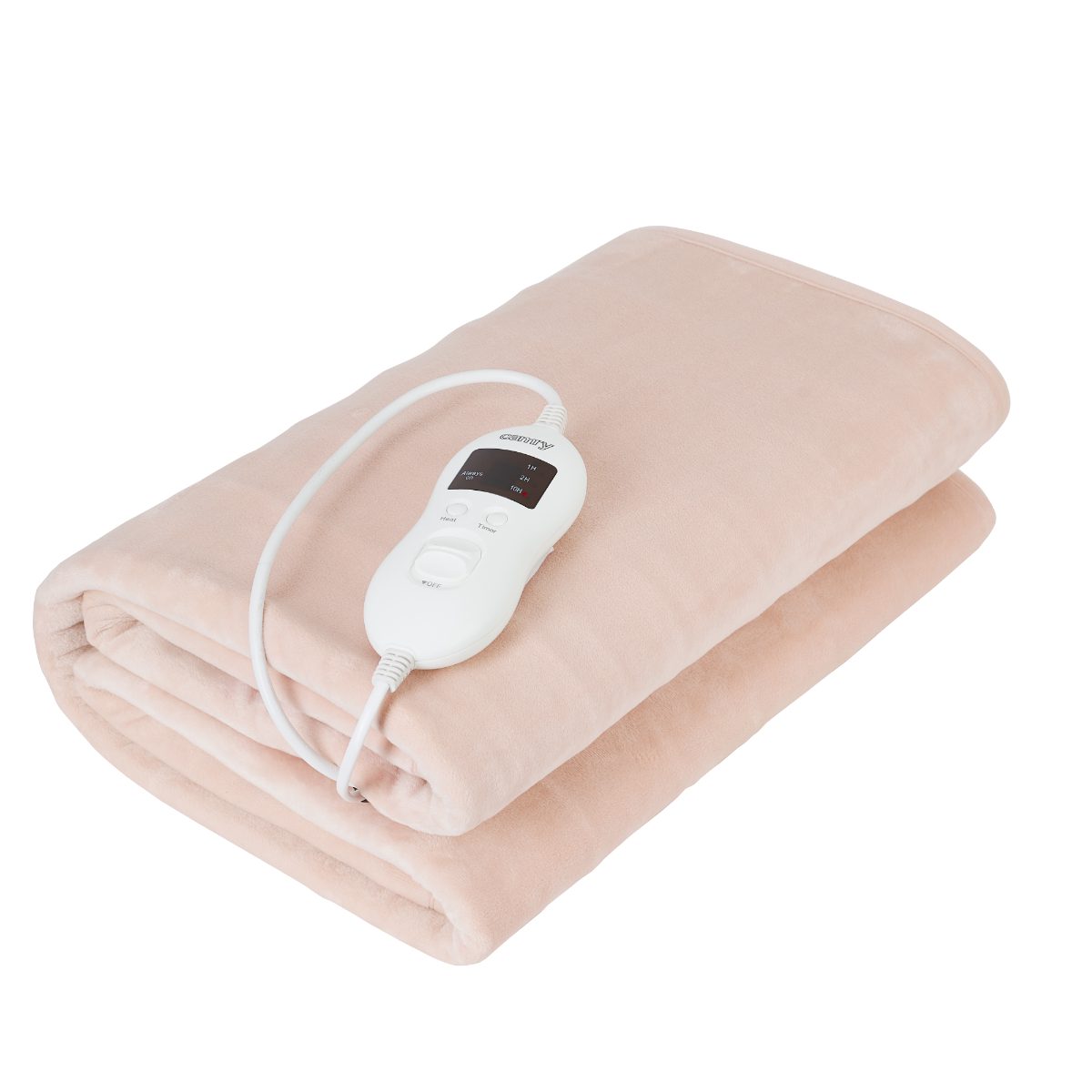 Electric blanket, CR 7423, Number of heating levels 8, Number of persons 1, Washable, Coral fleece, 60 W, Beige