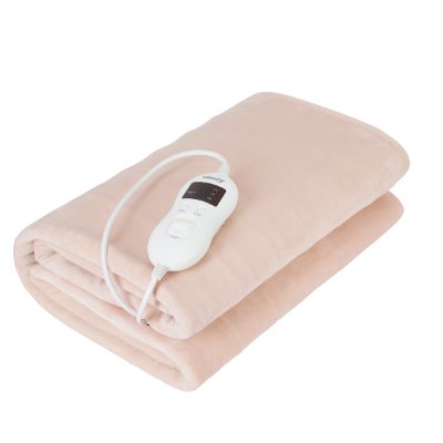 Electric blanket, CR 7423, Number of heating levels 8, Number of persons 1, Washable, Coral fleece, 60 W, Beige
