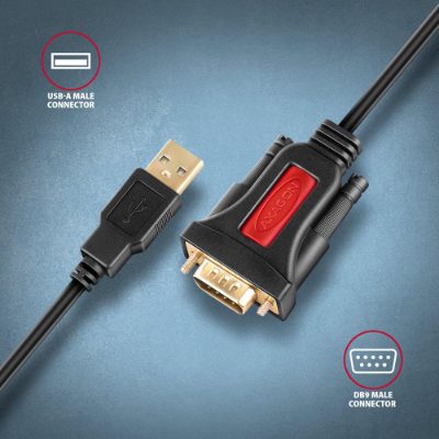 AXAGON USB - SERIAL Active Adapter, ADS-1PSN