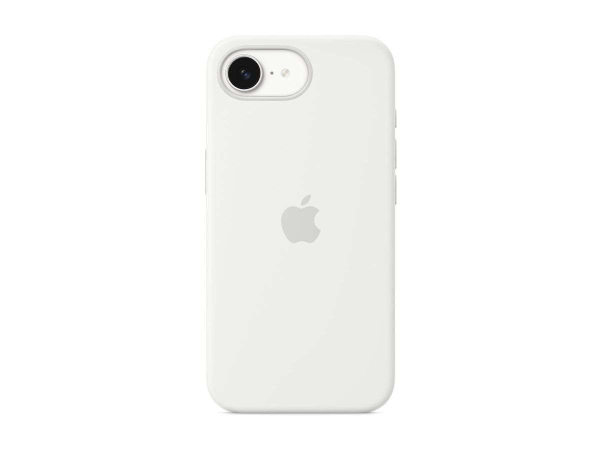 Apple iPhone 16e Silicone Case – White, Apple