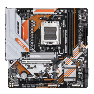 Gigabyte B850M FORCE WIFI6E (rev. 1.0), Processor family AMD, Processor socket AM5, DDR5, Supported hard disk drive interfaces SATA, M.2, Number of SATA connectors 4
