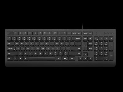 Lenovo Keyboard, Essential, Keyboard, Wired, Lithuanian, Black