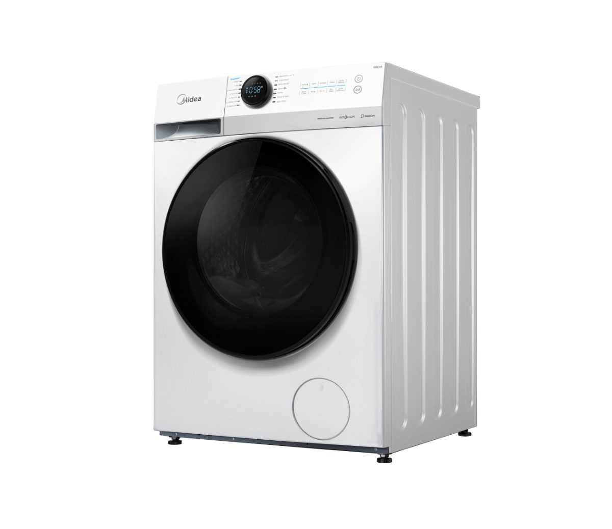 Washing Machine with Dryer, MF200D80WB/W-HR, Front loading, Washing capacity 8 kg, 1400 RPM, Depth 48 cm, Width 60 cm, Digital, Drying system, Drying capacity 6 kg, Steam function, White