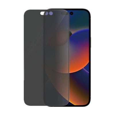 Screen protector, Apple, iPhone 14 Pro Max, Glass, Black, Ultra-Wide Fit Privacy AB