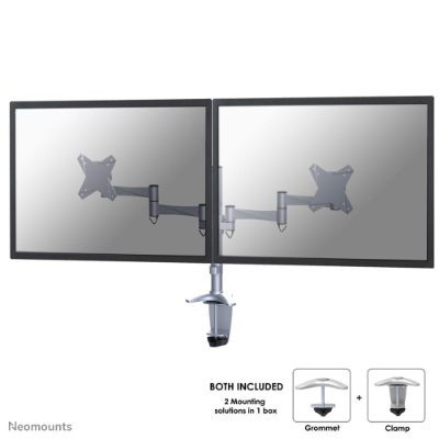 TV SET ACC DESK MOUNT 10-24"/FPMA-D1330DSILVER NEOMOUNTS