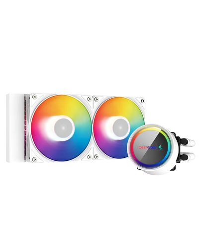 GAMMAXX L240 A-RGB, CPU Liquid Cooler, White, Intel, AMD