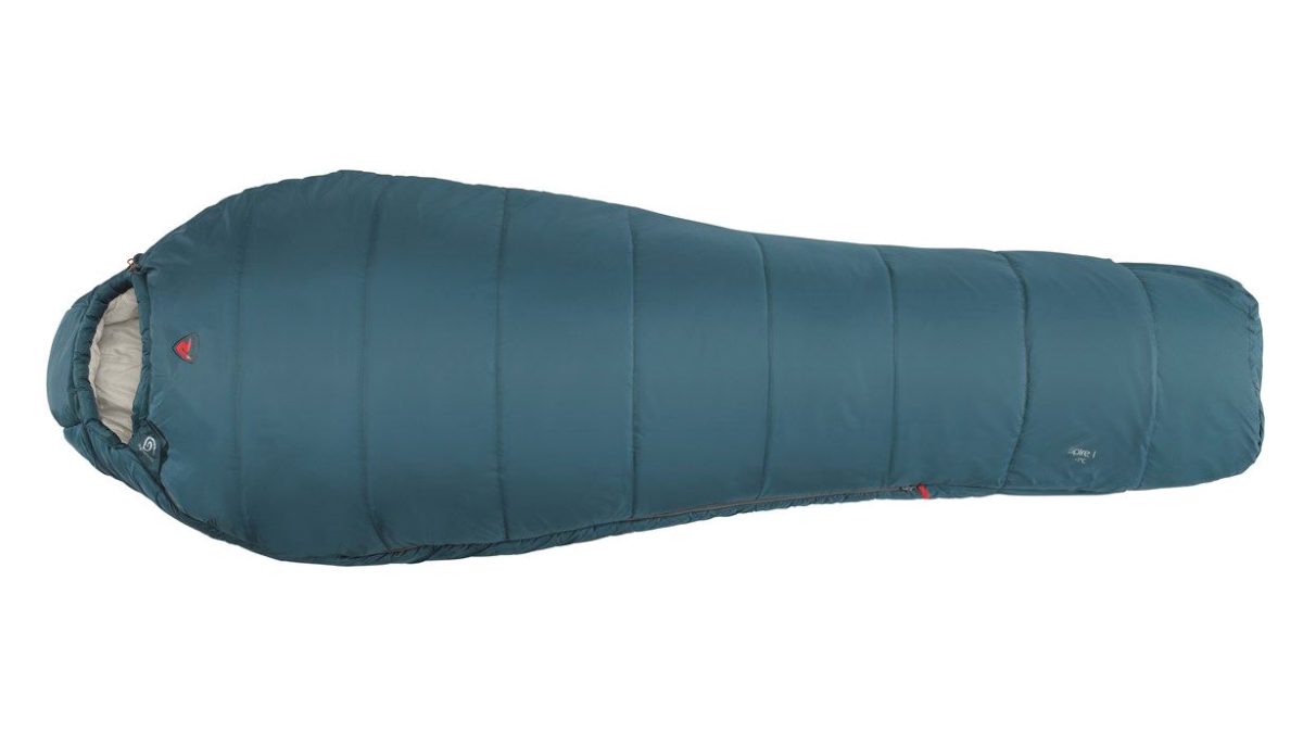 Spire I, Sleeping Bag, 220 x 80 x 50 cm, -17/4 °C, Left Zipper, Ocean Blue