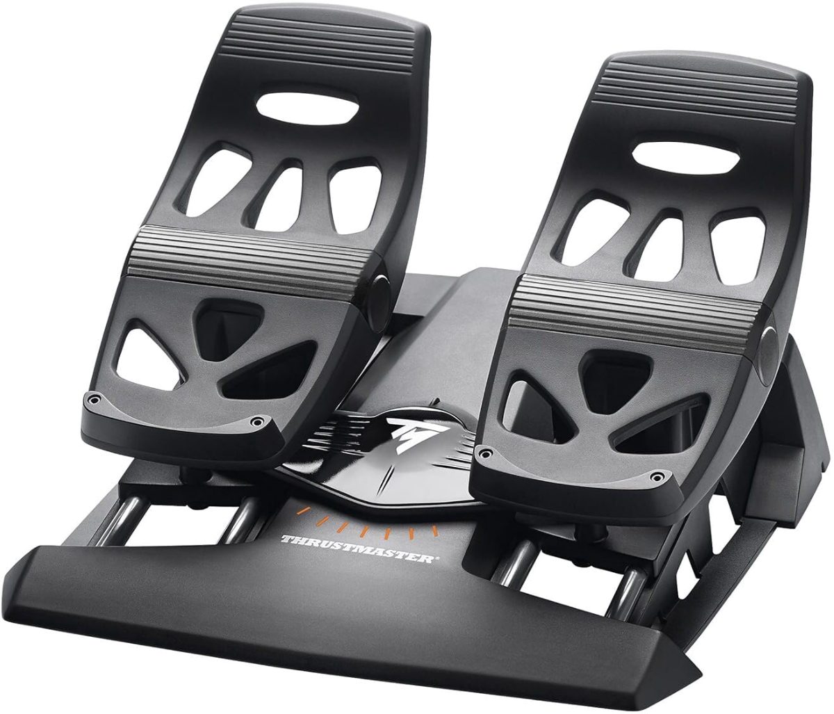 Thrustmaster Pedals, TFRP Rudder, Black