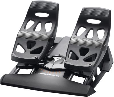 Thrustmaster Pedals, TFRP Rudder, Black