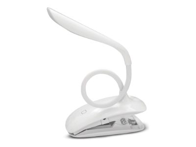 ColorWay LED Table Lamp Flexible & Clip with built-in battery, White Light: 5500-6000 K, Table lamp