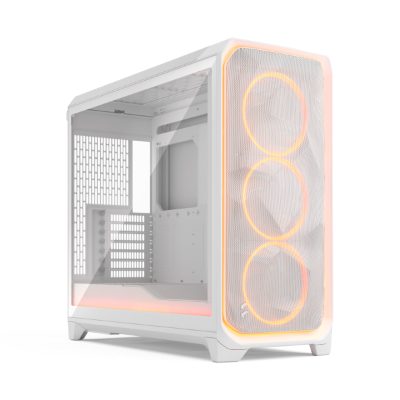 Fractal Design Meshify 3 XL, Ambience Pro RGB White TG Clear Tint, ATX