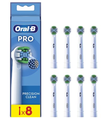 Precision Clean Brush Set, EB20RX-8, Heads, For adults, Number of brush heads included 8, White
