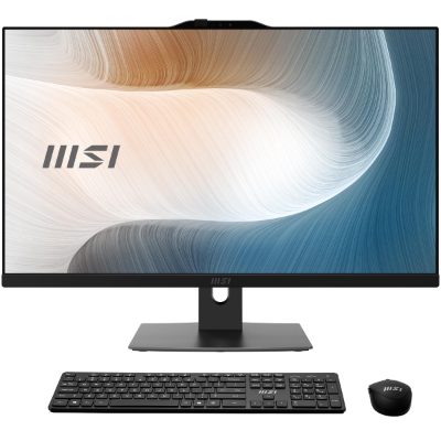 Monoblock PC, MSI, CPU Intel, Intel Core 5, 120U, RAM 16 GB, DDR5-SDRAM, Screen 27 ", 1920 x 1080 pixels, Storage 512 GB, SSDs 512 GB, Not available, On-board graphics Yes, Intel® Graphics, Black, MODERNAM272P1M-1293XEU