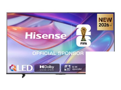 Hisense TV, 50E7S, 50", Smart TV, VIDAA OS, UHD, Black