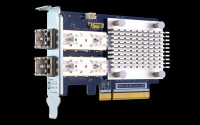 QNAP Dual-port 16Gb Enhanced Gen 5 Fibre Channel expansion Card with SFP+ transceivers, QXP-16G2FC