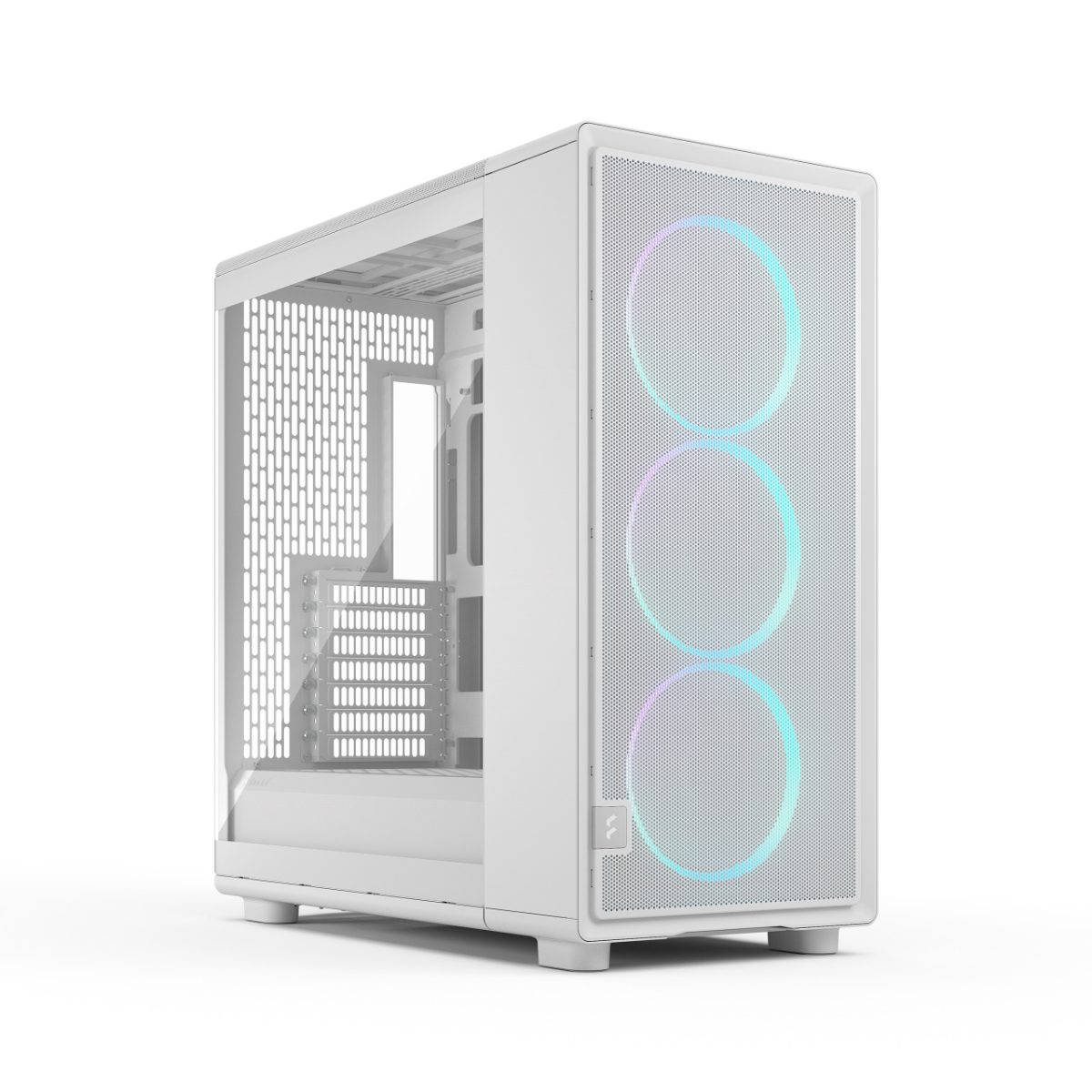 Fractal Design Case, Epoch XL, White TG RGB Clear Tint, ATX
