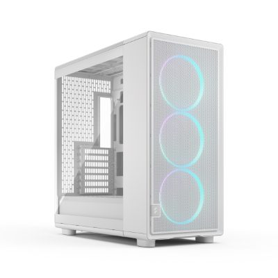 Fractal Design Case, Epoch XL, White TG RGB Clear Tint, ATX