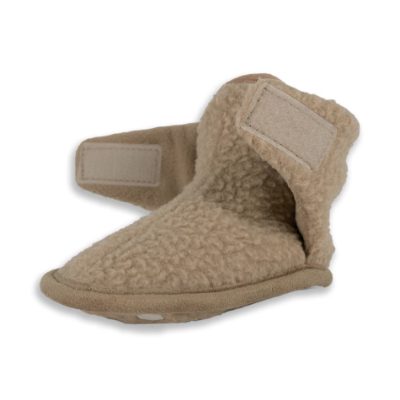 Lodger Slipper Teddy čībiņas, Beige, 6-12m