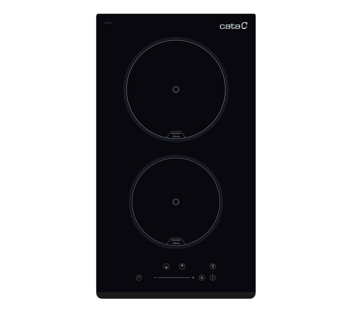 Hob, IB 302 BK/A, Induction, Number of burners/cooking zones 2, Slider, Timer, Black