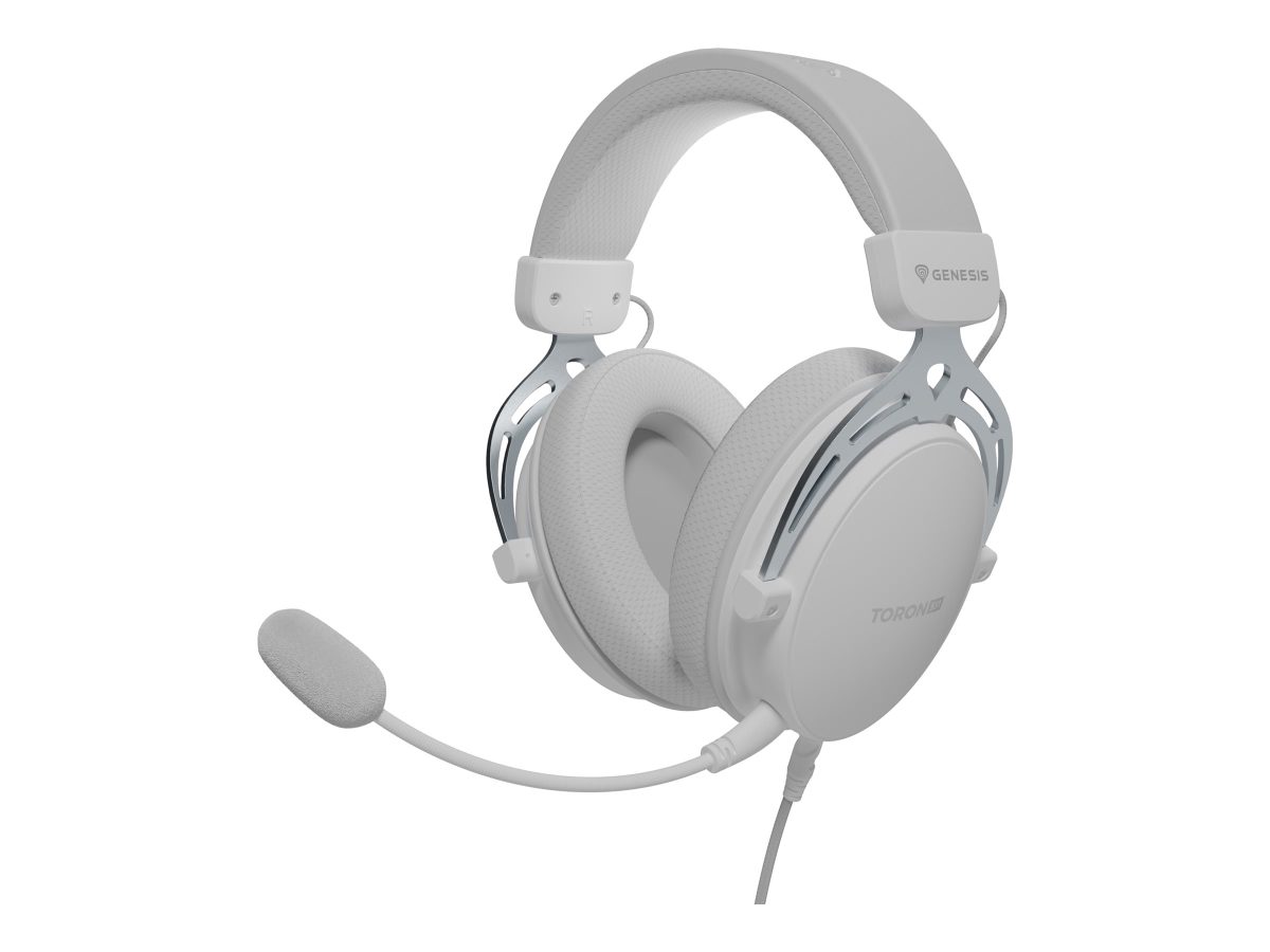Gaming Headset, Toron 531, White, Wired, Over-Ear, Microphone