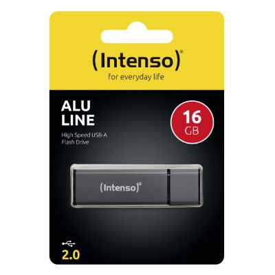 MEMORY DRIVE FLASH USB2 16GB/ANTHRACITE 3521471 INTENSO