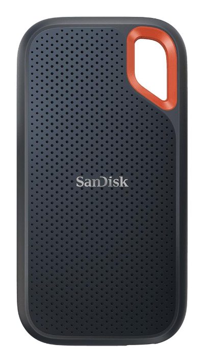 External SSD, SANDISK, Extreme, 2TB, Write speed 1000 MBytes/sec, Read speed 1050 MBytes/sec, SDSSDE61-2T00-G25