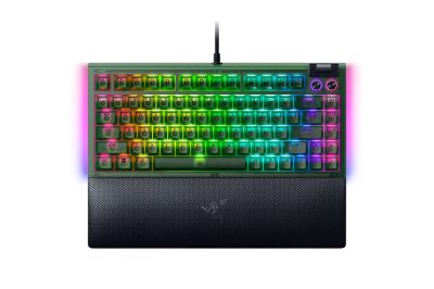 BlackWidow V4 75%, Mechanical Gaming Keyboard, Wired, US, Mechanical Switches, Phantom Green Edition, Chroma RGB