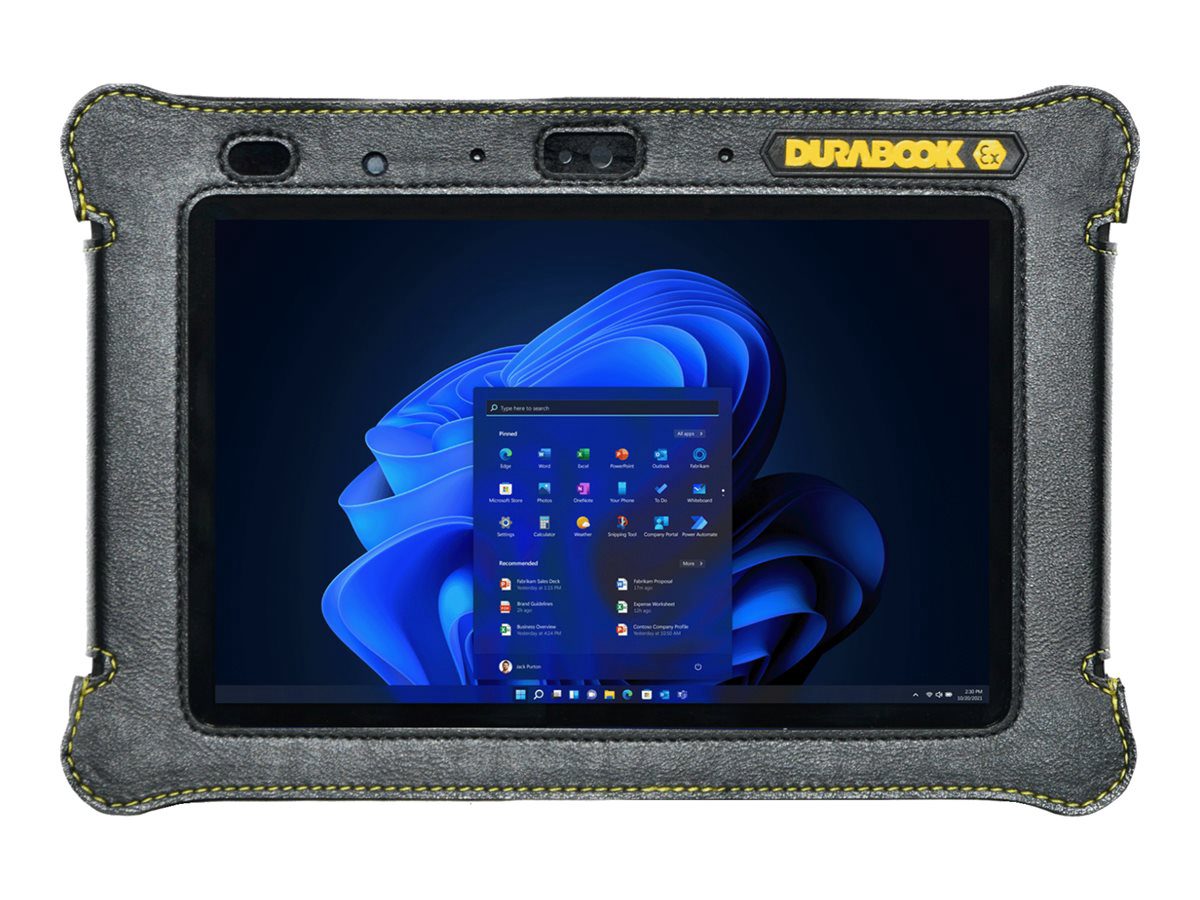 Rugged Tablet, R8-EX, 8 ", Black, LCD, 1280 x 800 pixels, Intel Core i5, i5-1230U, 8 GB, LPDDR4x, 128 GB, Wi-Fi, Front camera, Bluetooth, 5.3, Windows 11 Pro, Warranty 36 month(s)
