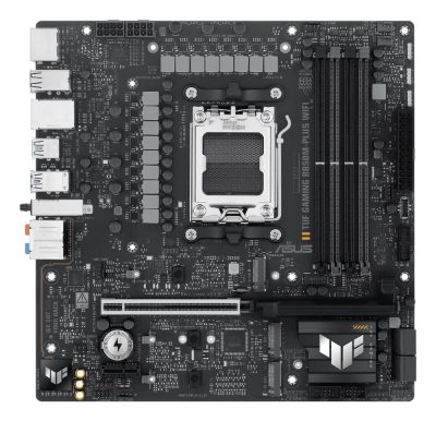 Asus TUF GAMING B850M-PLUS WIFI, Processor family AMD, Processor socket AM5, DDR5, Supported hard disk drive interfaces M.2, SATA, Number of SATA connectors 4