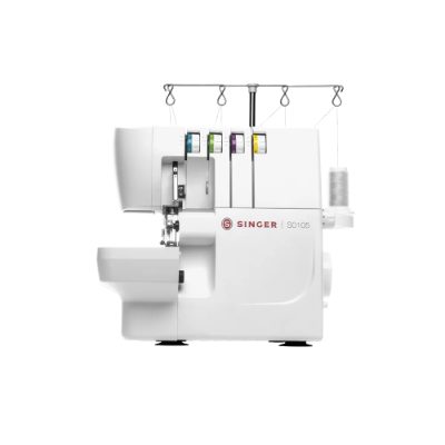 S0105, Overlock, Number of stitches 6, Number of buttonholes 0, White
