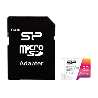 microSDHC UHS-I Memory Card, Elite, 32 GB, microSDHC/SDXC, Flash memory class 10