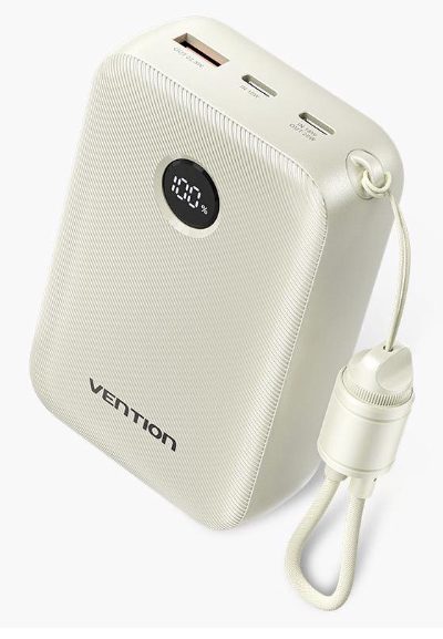 POWER BANK USB 20000MAH 22.5W/BEIGE FKBN0-C VENTION