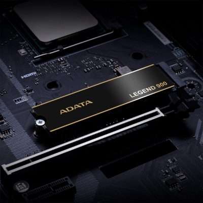 SSD, ADATA, LEGEND 900, 1TB, M.2, PCIe Gen4, NVMe, 3D NAND, Write speed 5400 MBytes/sec, Read speed 7000 MBytes/sec, TBW 1200 TB, MTBF 1500000 hours, SLEG-900-1TCS