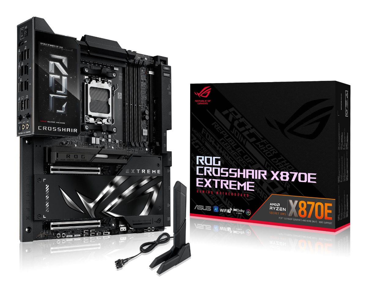 Mainboard, ASUS, AMD X870E, SAM5, EATX, Memory DDR5, Memory slots 4, CROSSHAIRX870EEXTREME