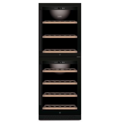 Wine Cooler, WineChef Pro 126-2D, Energy efficiency class G, Free standing, Bottles capacity 126, Black
