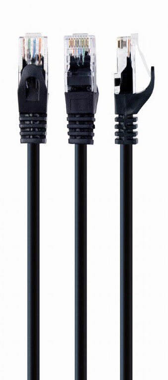 UTP Cat6, Patch cord, PVC AWG 26 (7 x 0.15 mm wire), Black, 5 m
