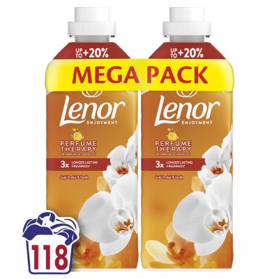 Lenor Gold Orchid & Vanilla veļas mīkstinātājs, 2x1.239ml