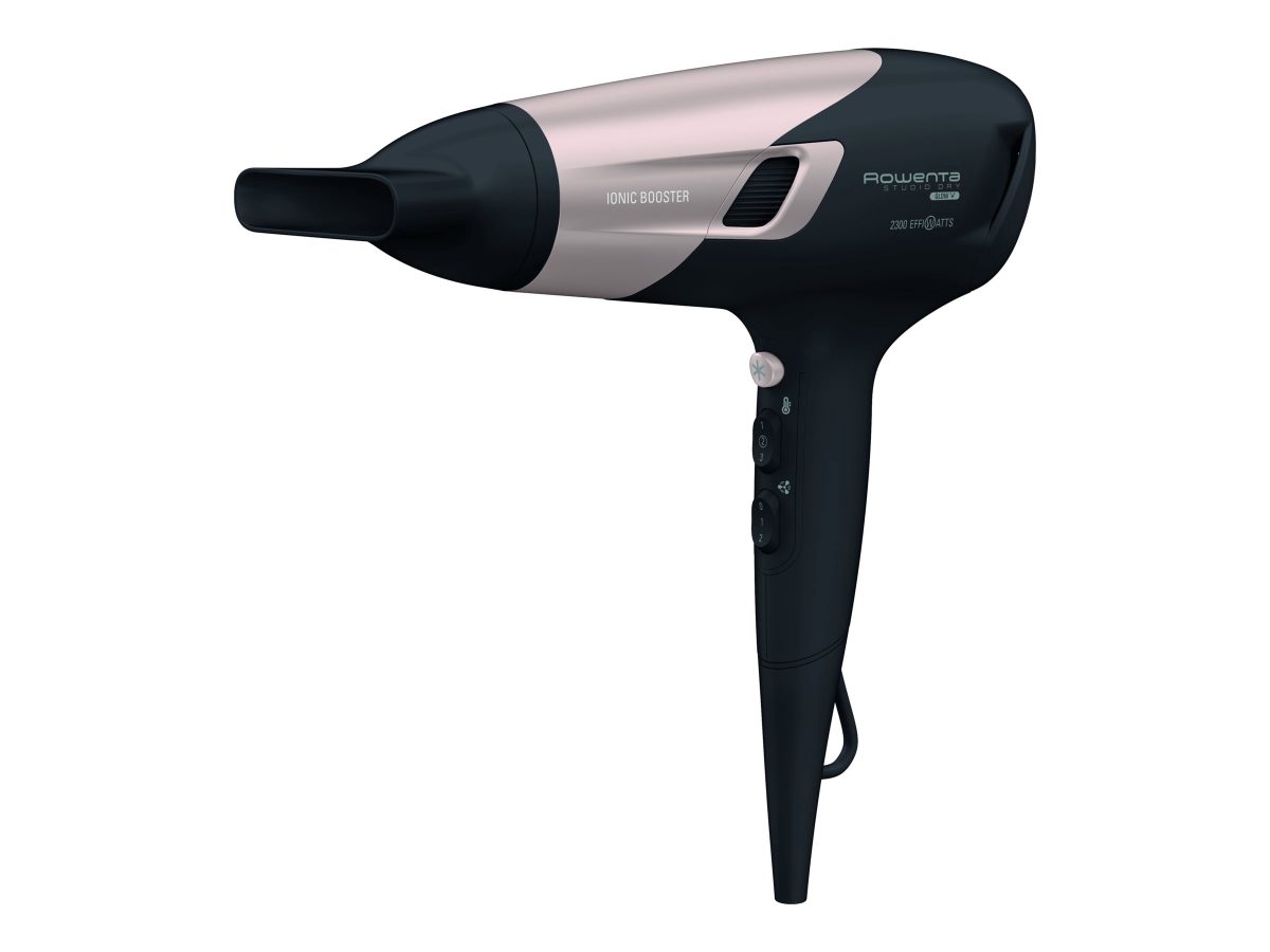 ROWENTA fēns Power 2100W, melna/rozā