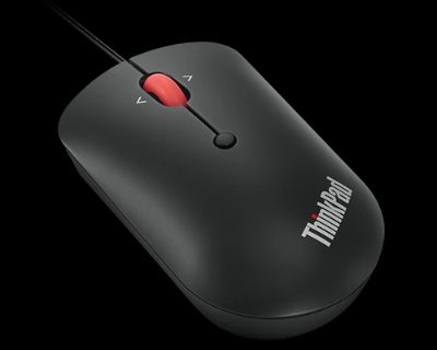 ThinkPad USB-C Wired Compact Mouse, USB-C, Raven black
