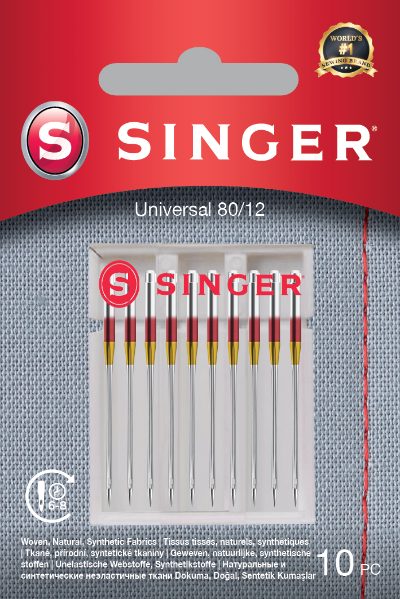 Universal Needle for Woven Fabrics 80/12 10PK