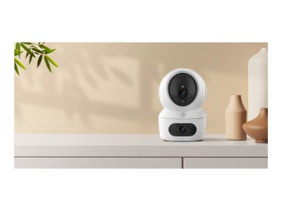 EZVIZ CSH7C Internally Controlled and Directional Camera (4 MP + 4 MP, two-lens), White, EZVIZ