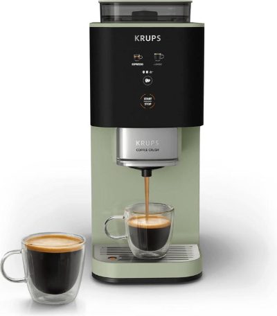 Krups Coffee Crush Coffee maker SA401LE0, Black/Green, Krups
