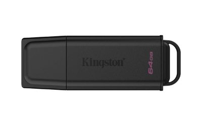 Kingston USB Flash Drive, DataTraveler Exodia, 64 GB, USB Type-A, Black