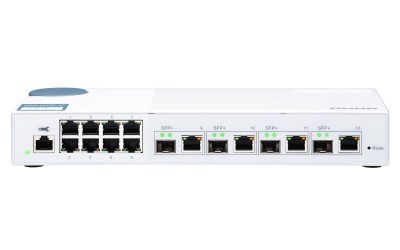 Switch, QNAP, QSW-M408-4C, Type L2, Desktop/pedestal