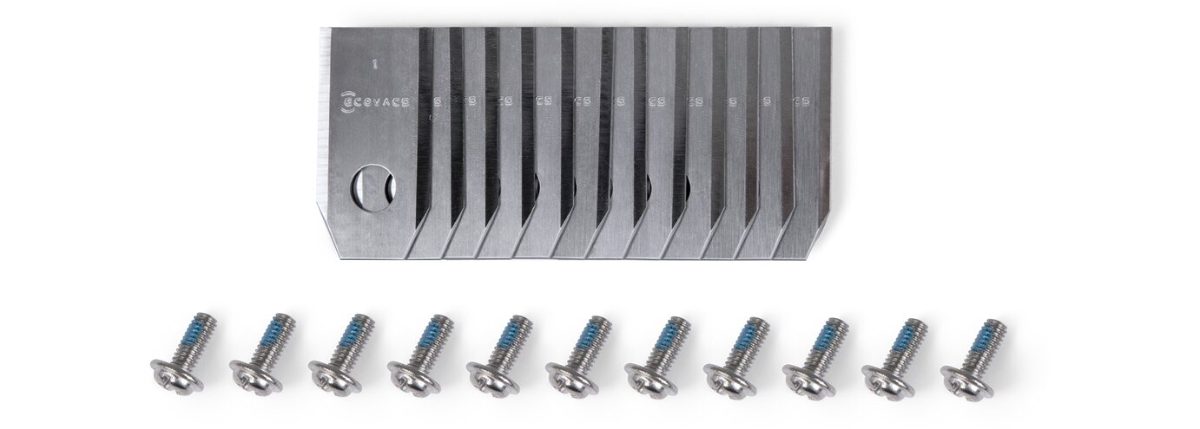 GOAT GOAT Blade Kit MBK120001 For Ecovacs GOAT G1 ​​Robotic Lawnmower, Blade with screw, 12 pcs