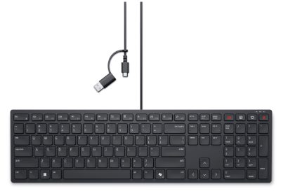 KB525C, Keyboard, Wired, Estonian, Black