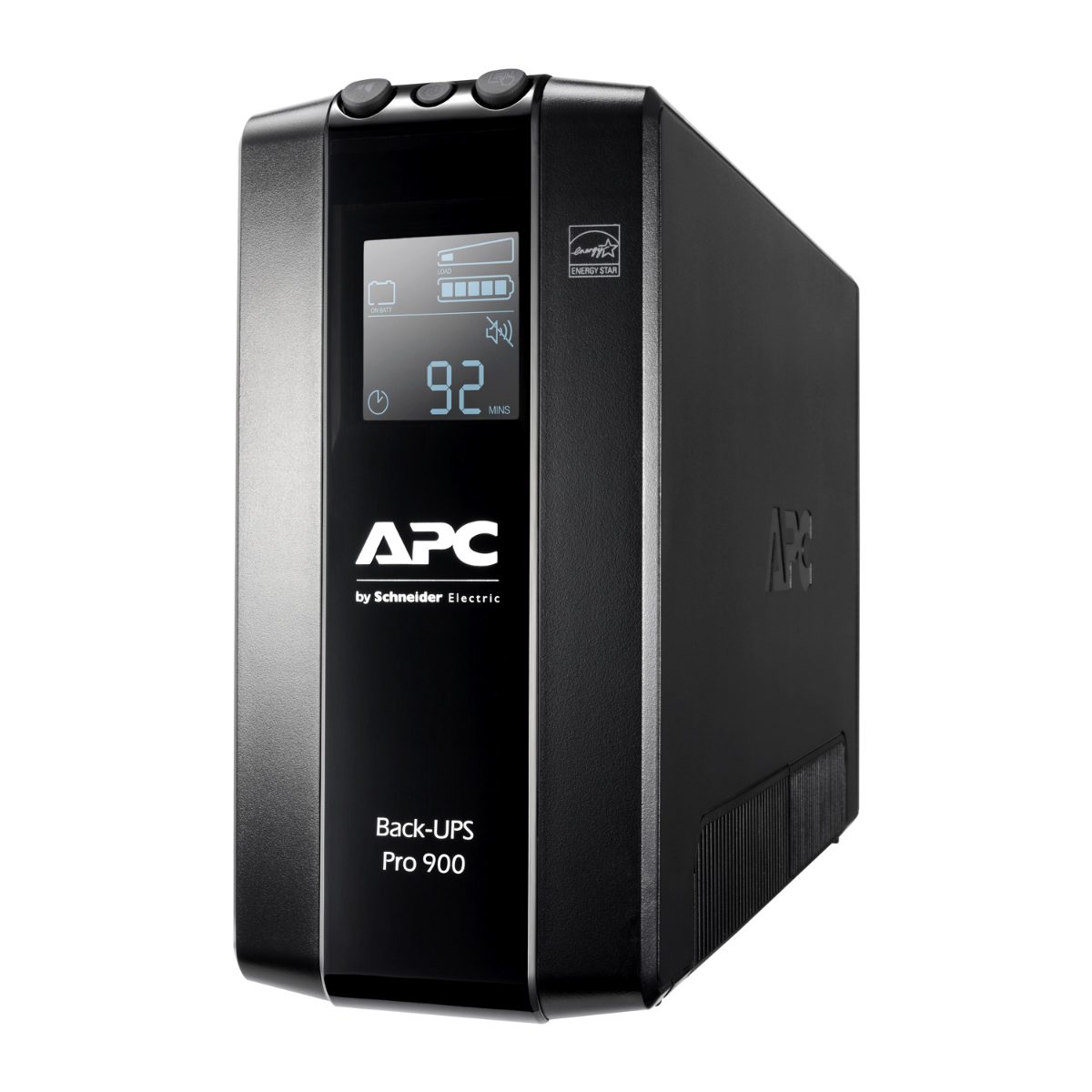 Schneider Electric APC Back-UPS Pro, Tower, 6x IEC C13 outlets, AVR, LCD, user-replaceable battery, BR900MI, 900 VA, 540 W, 230 V