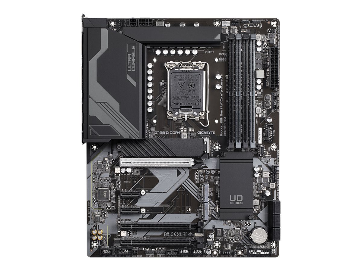 Z790 D DDR4 1.0 M/B, Processor family Intel, Processor socket  LGA1700, DDR4 DIMM, Memory slots 4, Supported hard disk drive interfaces 	SATA, M.2, Number of SATA connectors 6, Chipset Intel Z790 Express, ATX